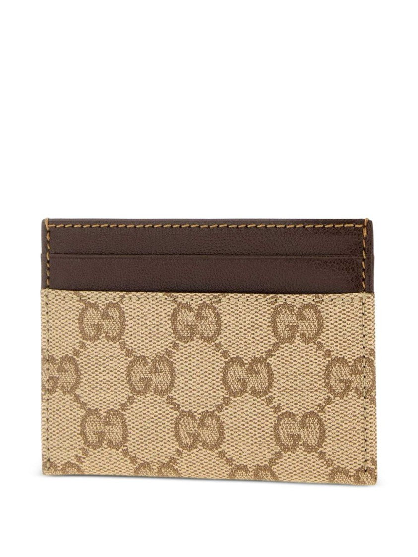 Gucci Beige Interlocking Double-G Canvas Wallet