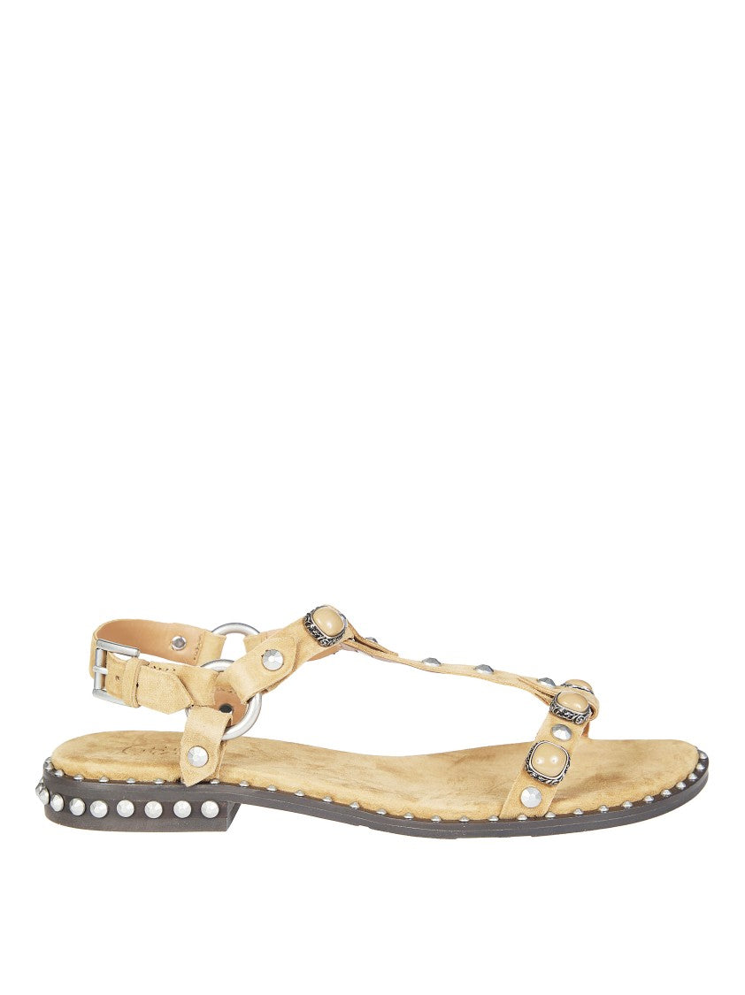 Ash Light Tan C Cachemere Studded Sandals