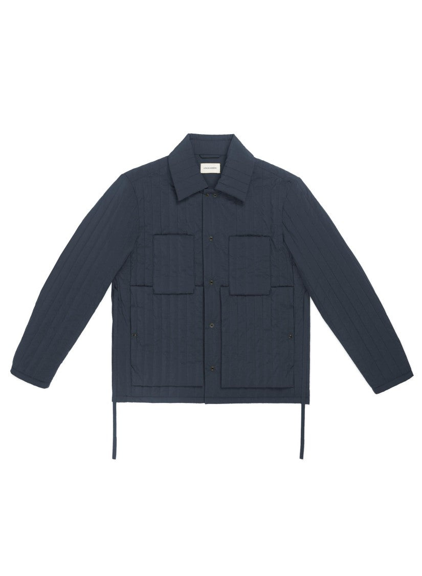 Craig Green Navy-Grey Quilted Jacket
