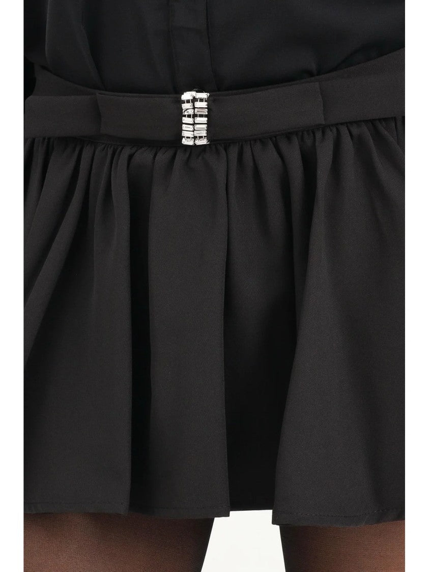 Odi Odi Mini Skirt With Integrated Culottes And Flared Silhouette