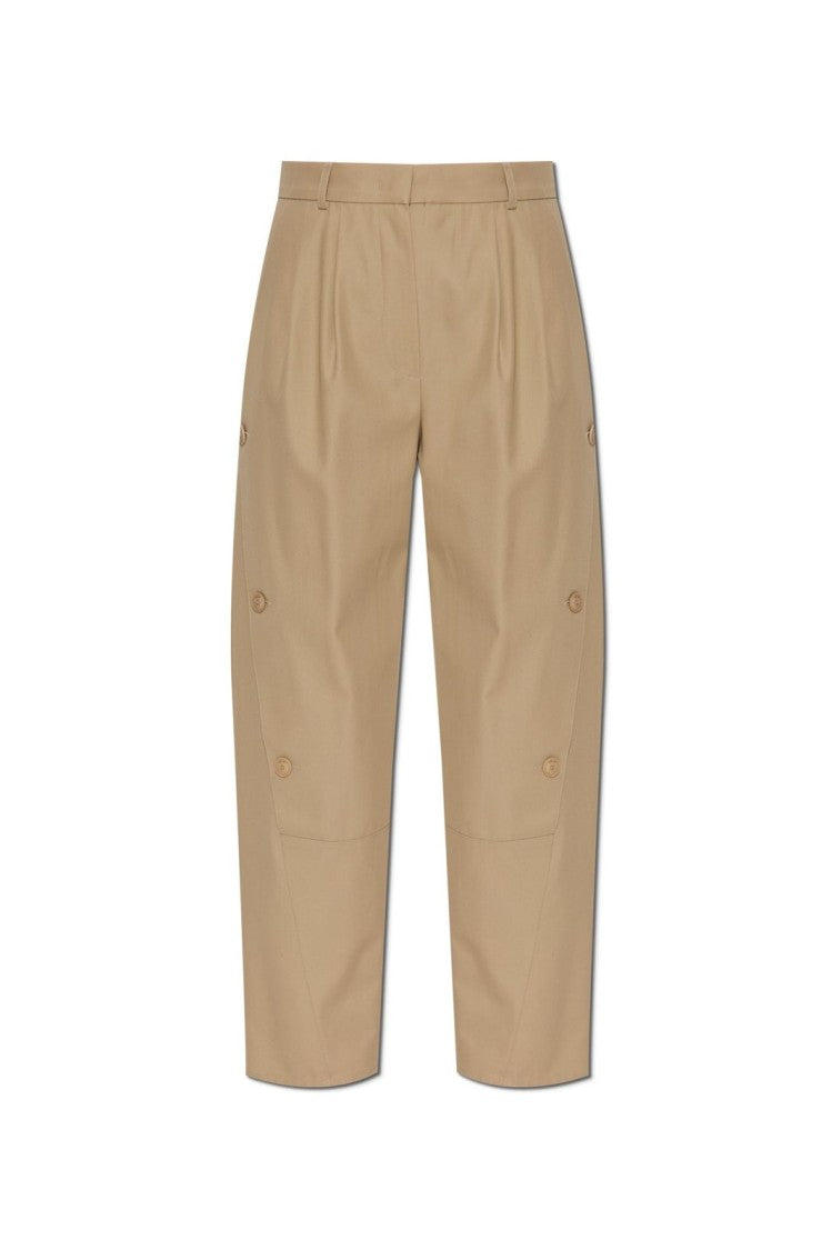 Max Mara Tailored Straight Leg Pants With Smooth Waistband