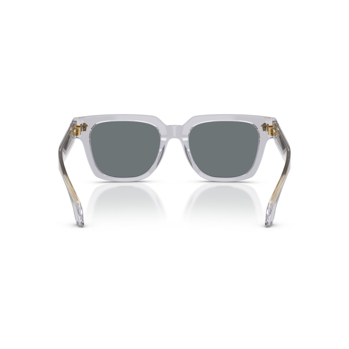 Versace Translucent Acetate Square Sunglasses With Gold-Tone Medusa Accents