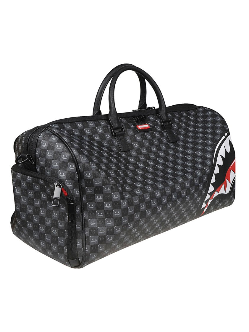 Sprayground Sharks In Paris Bubbly Shark Graphic Pvc Duffle Bag