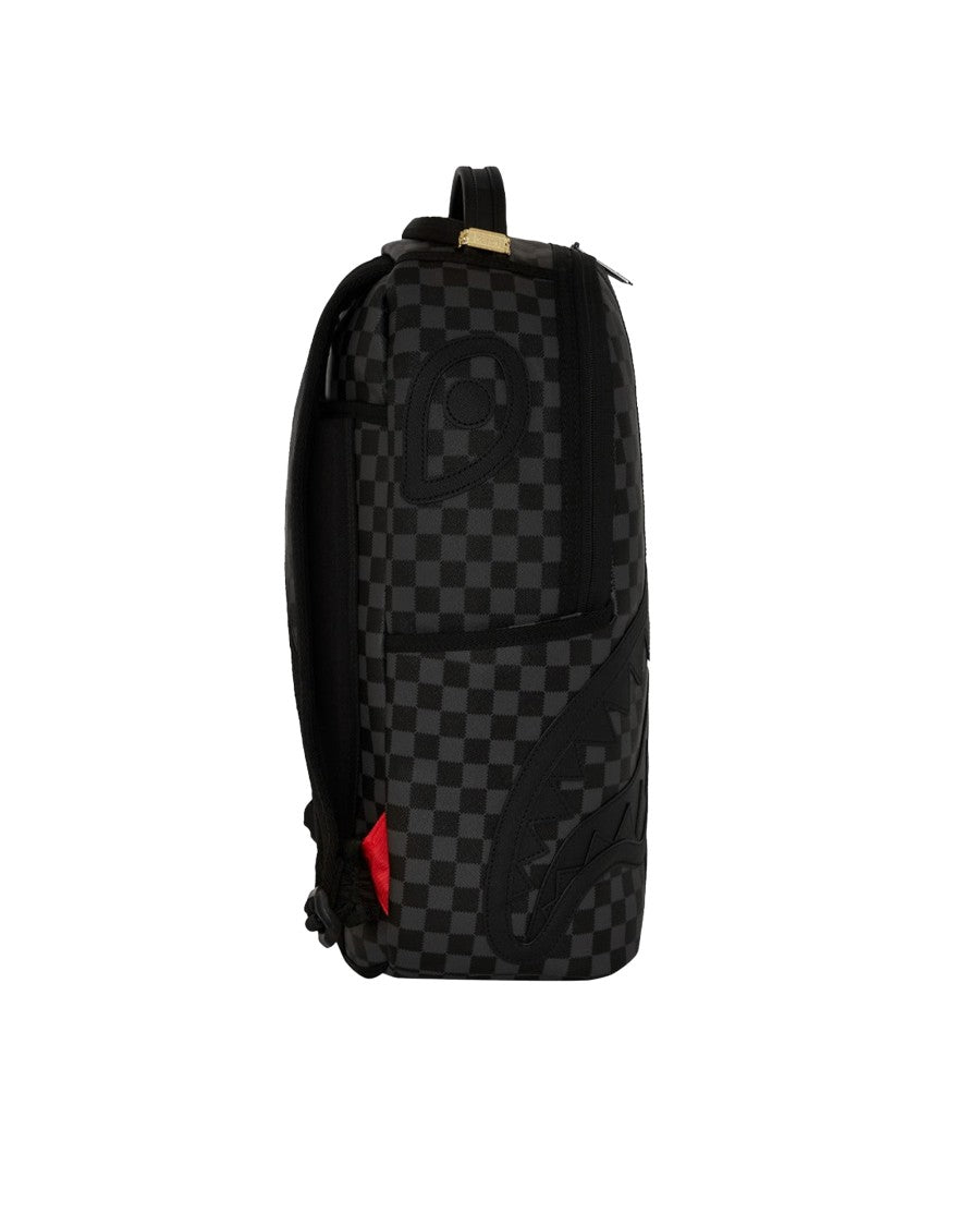 Sprayground Midnight Chateau Eco-Leather Backpack With Shark Mouth Design