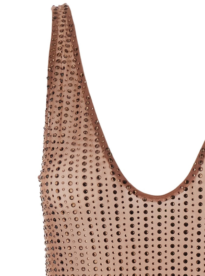 Venuja Malibu Crystal Maxi Dress