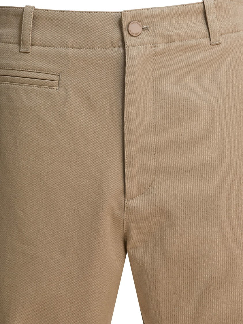 Givenchy Mid-Rise Cotton Chino Shorts With Couture Stitching