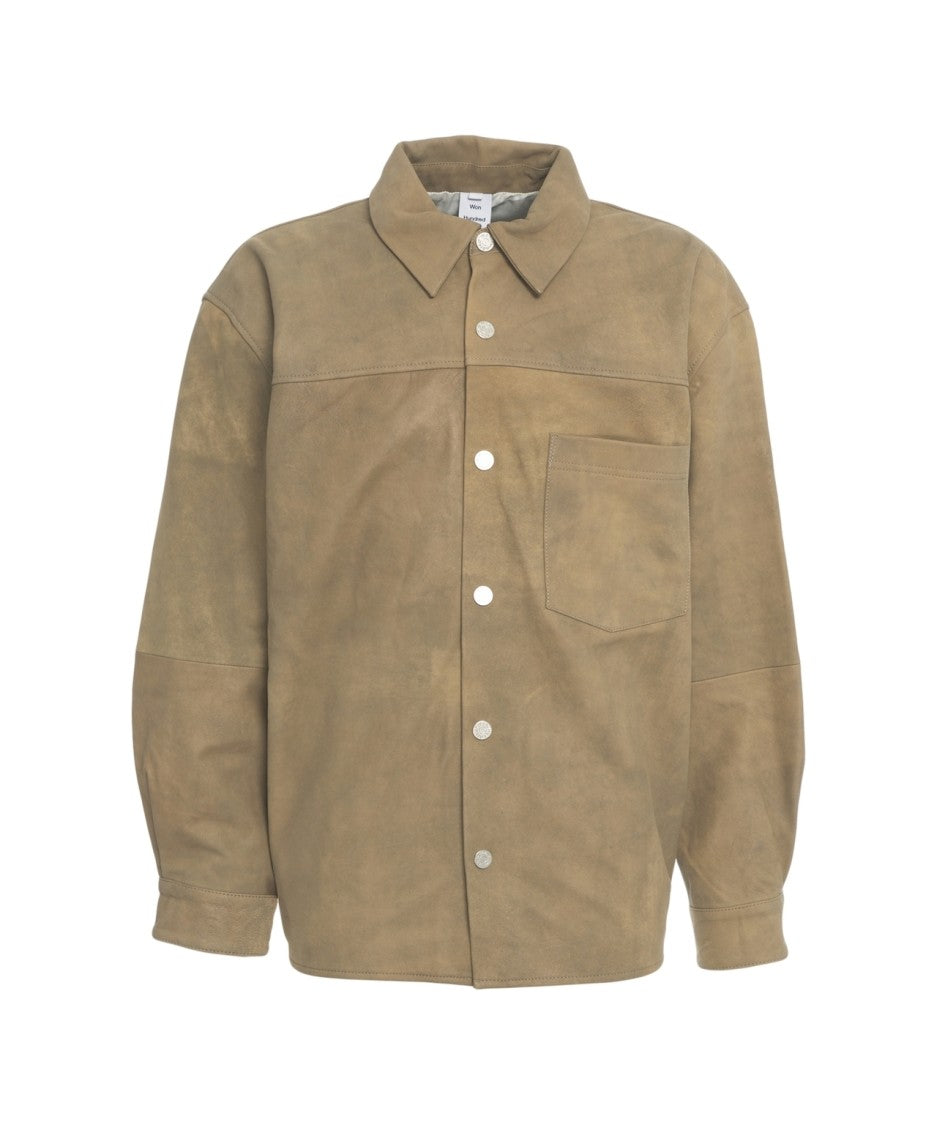 Won Hundred Zayne' Suede Overshirt