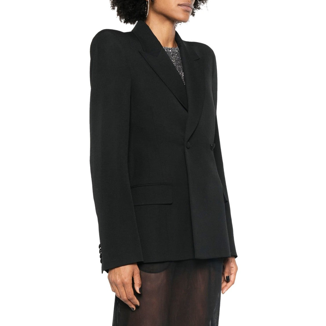 Balenciaga Black Wool Blazer