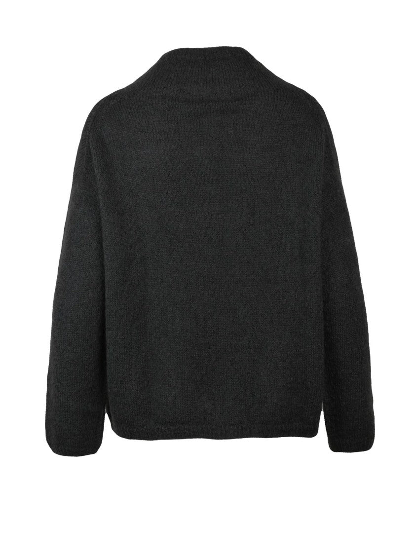 Max Mara Turtleneck Sweater With Soft Mohair Blend And Relaxed Fit