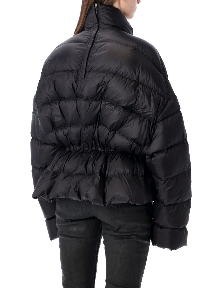 Rick Owens Black Belted Down Jacket