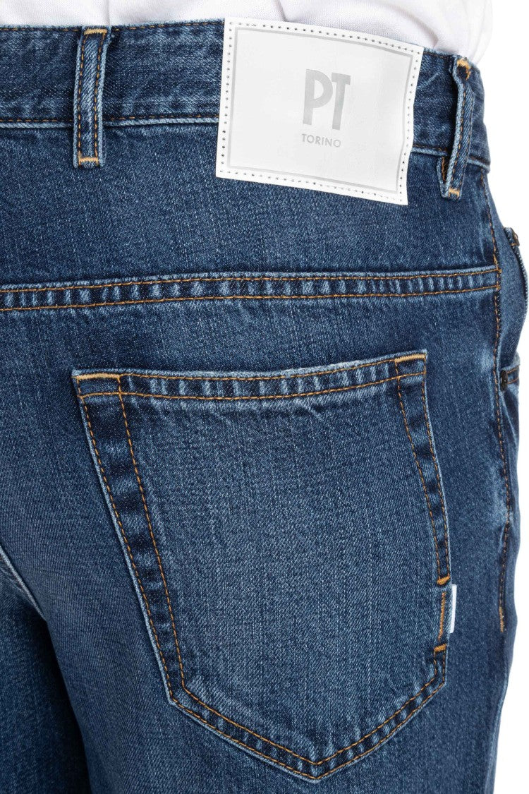 Pt Denim Cotton-Lyocell Rebel Fit Jeans
