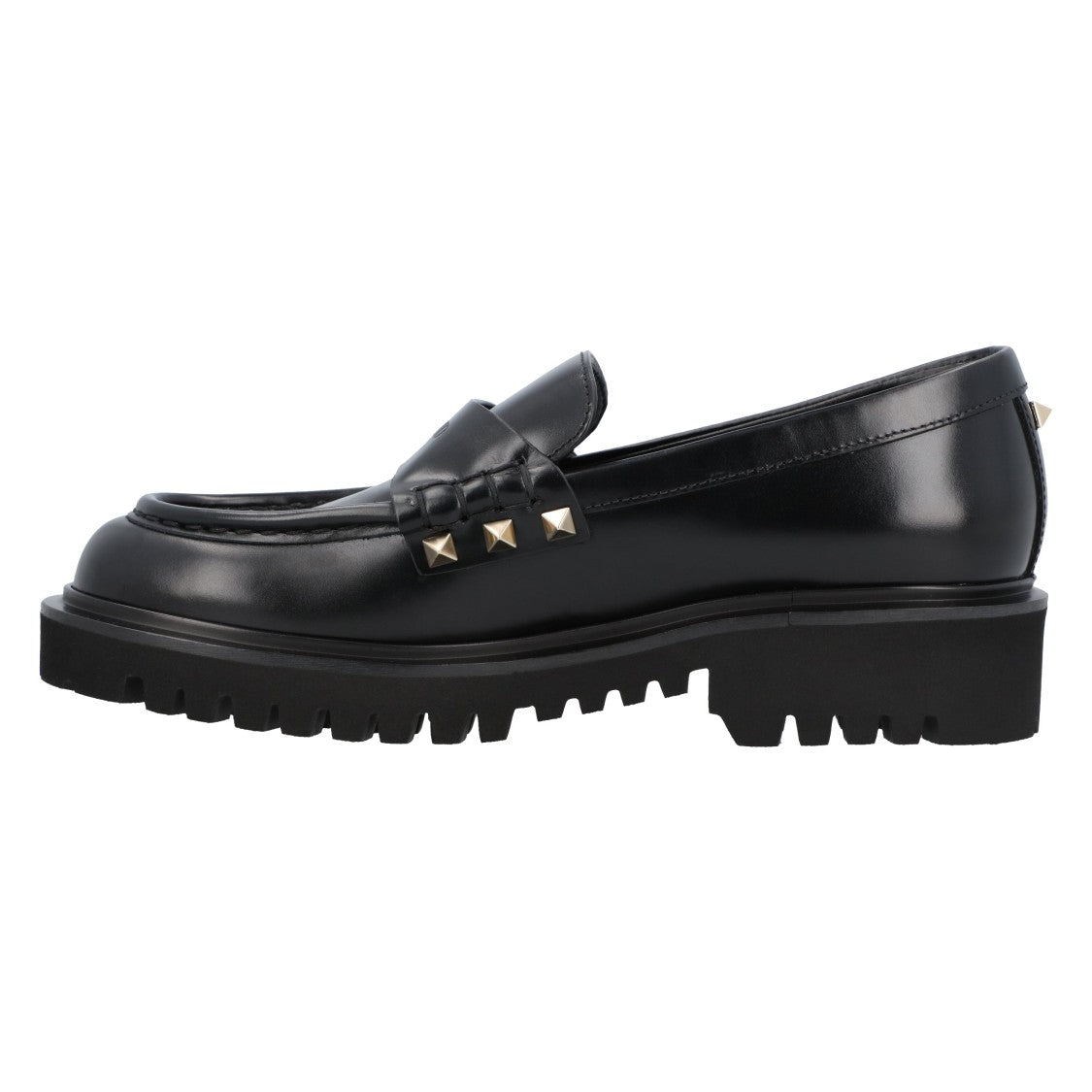 Valentino Rockstud Leather Loafers