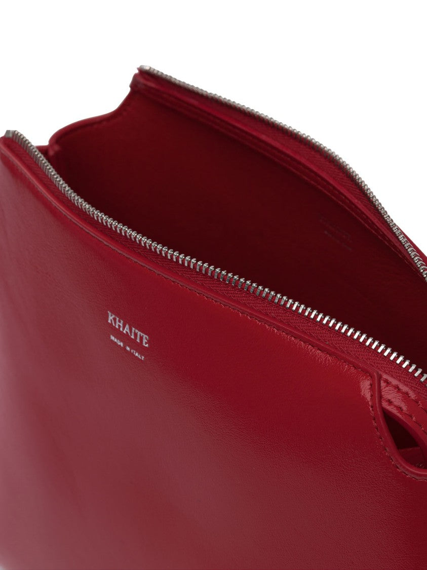 Khaite Calfskin Crossbody Bag With Glossy Finish