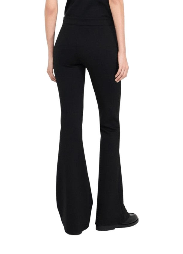 Liu Jo High-Waisted Flared Trousers With Monogram Belt