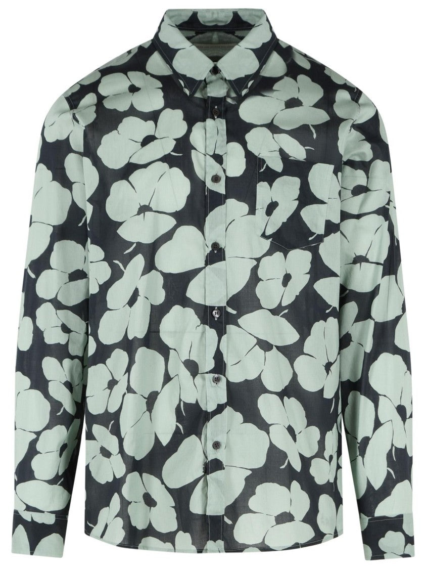 Dries Van Noten 'Corbino' Black Cotton Shirt