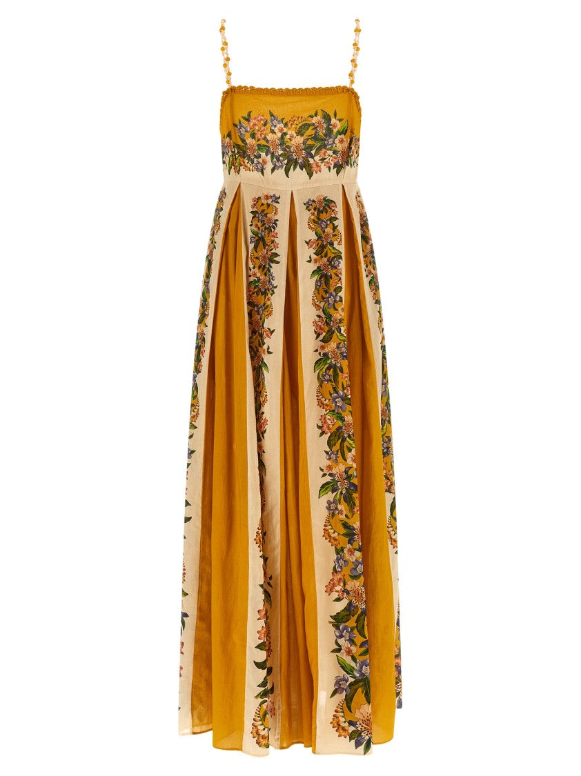 Farm Rio Sand Hilo Stripes Maxi' Dress