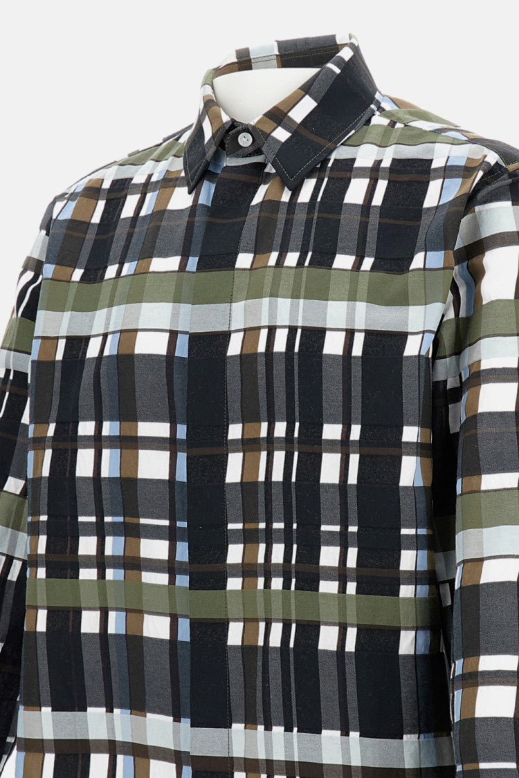 Bottega Veneta Checked Cotton Shirt