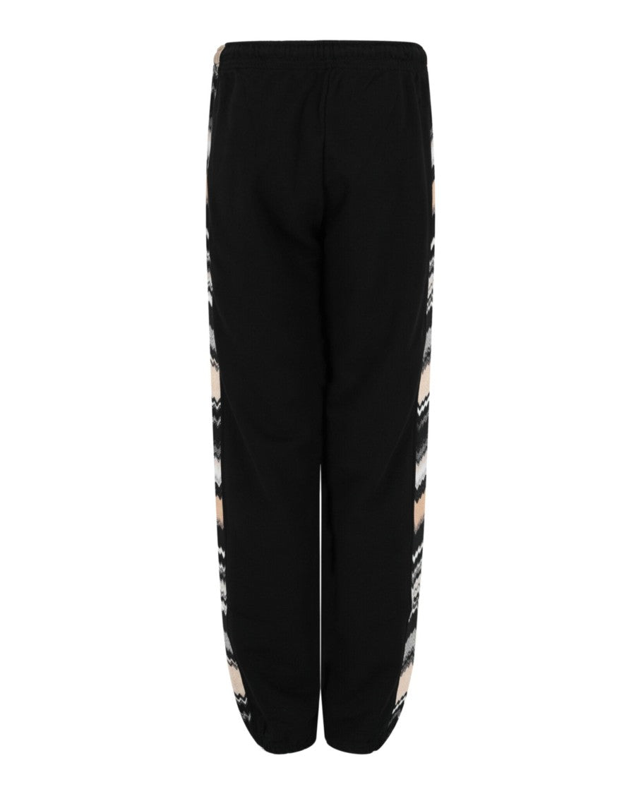 M Missoni Chevron Patterned Trim Joggers