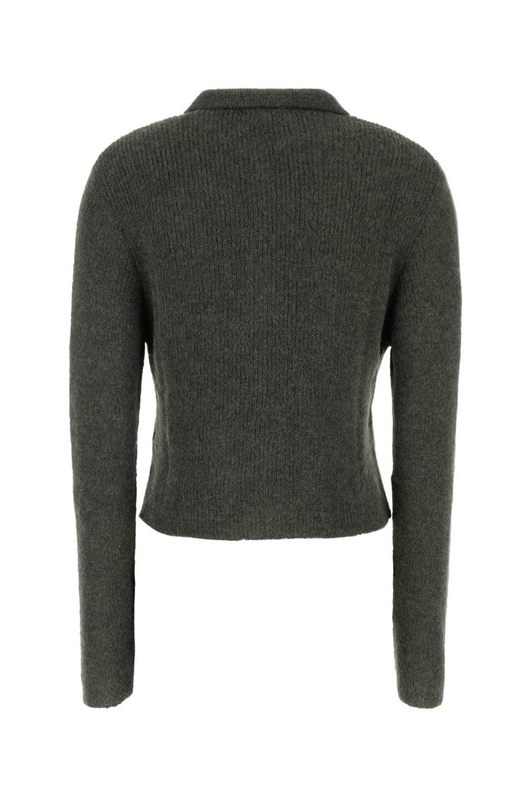Our Legacy Dark Green Alpaca Blend Mazzy Cardigan