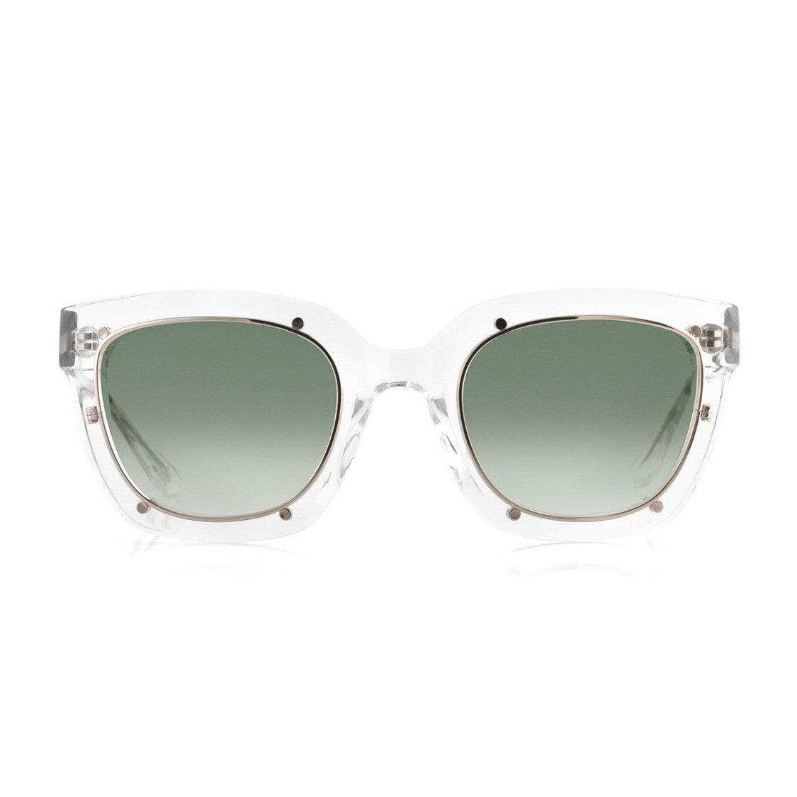 Robert La Roche Transparent Fornicate Rlr S284 Acetate Sunglasses