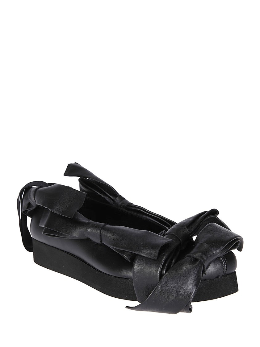 Comme Des Garçons X Phileo Cowhide Leather Black Shoes With Refined Finish