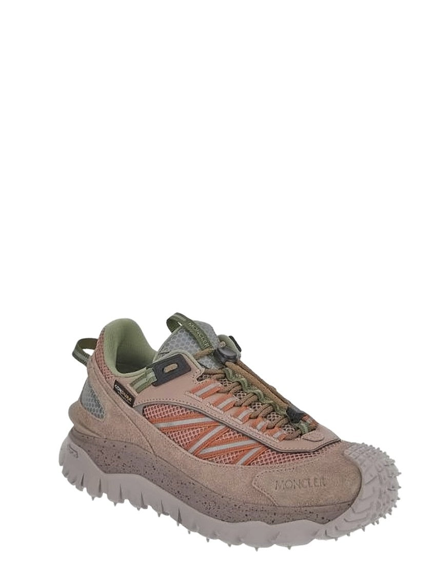 Moncler Layered Earth Tone Moncler Sneakers