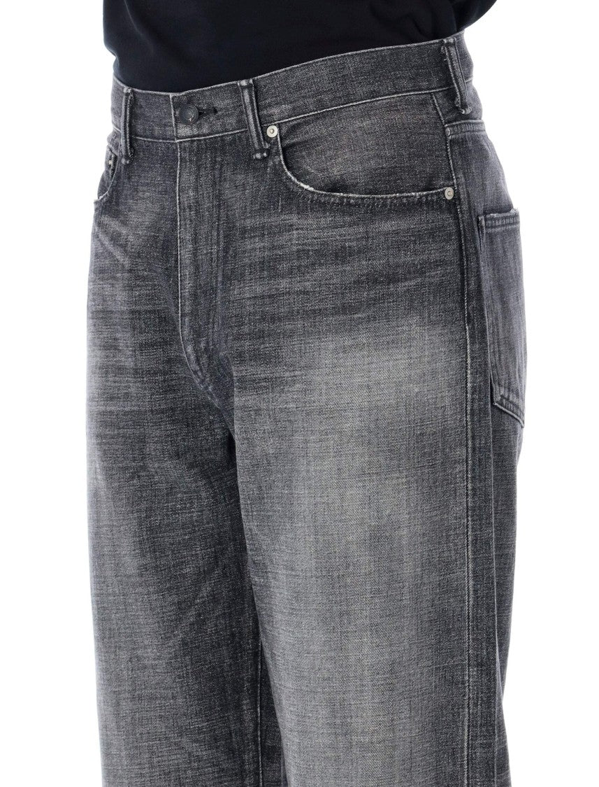 Namamica Selvadge Denim Whiskered Relaxed Straight Trousers