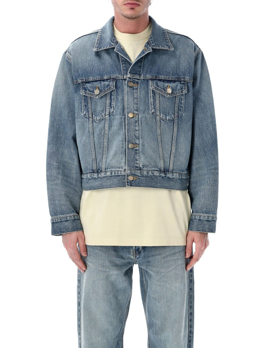 Fear Of God Medium Indigo Classic Denim Trucker Jacket