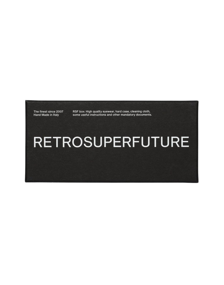 Retrosuperfuture Miles Black Rectangular Eyewear