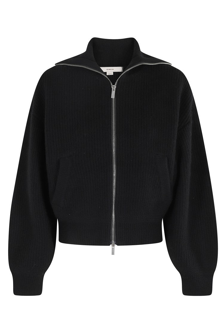 Remain Knitted Cropped Bomber