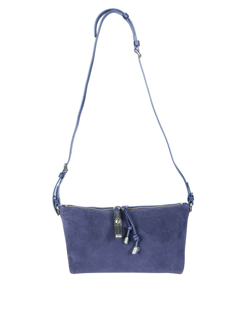 Furla Debby Soft Suede Mini Shoulder Bag