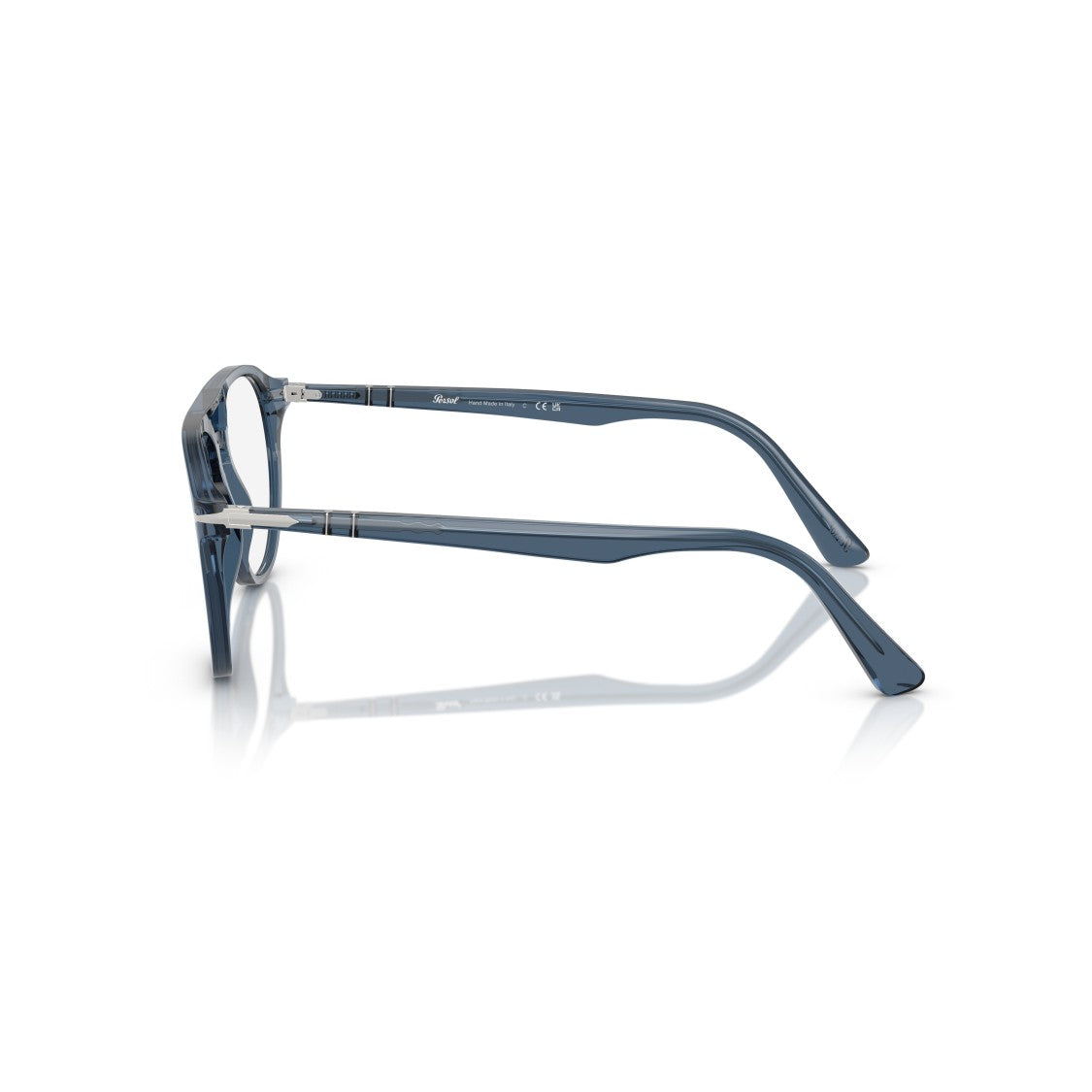 Persol 0Po3160v Translucent Acetate Aviator Sunglasses With Double Bridge