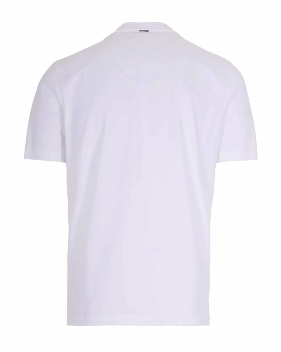 Herno Stretch Jersey French Collar Polo Shirt
