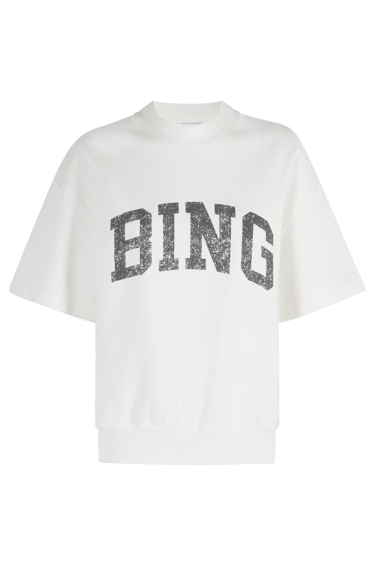 Anine Bing White Jay Graphic Sweatshirt
