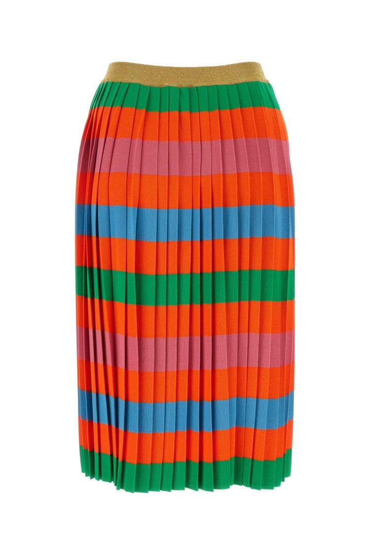 Gucci Multicolor Viscose Blend Skirt