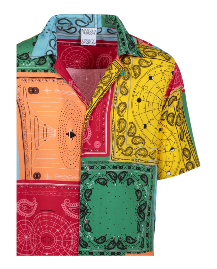Marcelo Burlon Bandana Print Shirt