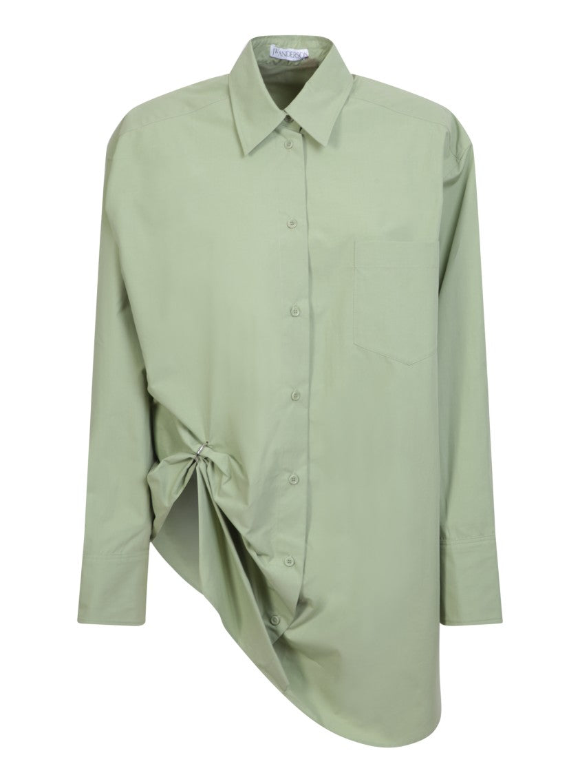 J. W. Anderson Green Cotton Oversize Shirt