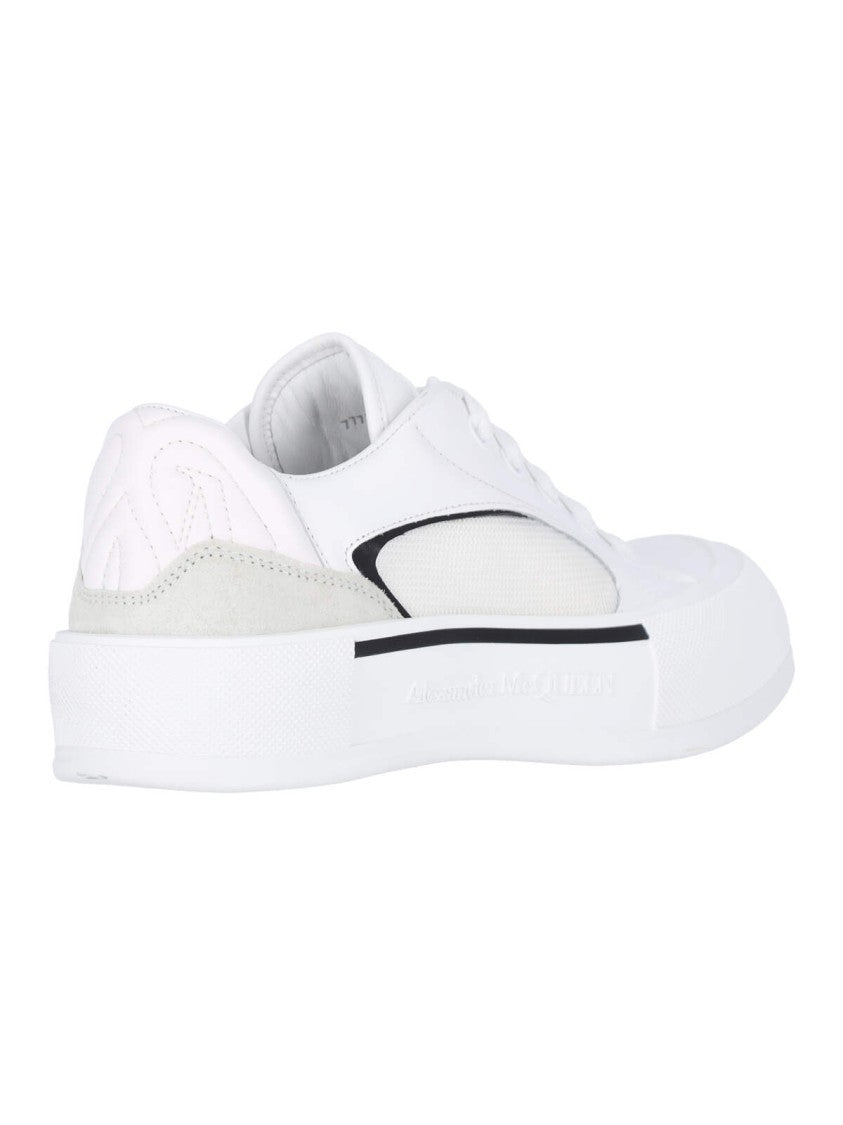 Alexander Mcqueen Plimsoll' Skate Sneakers – White