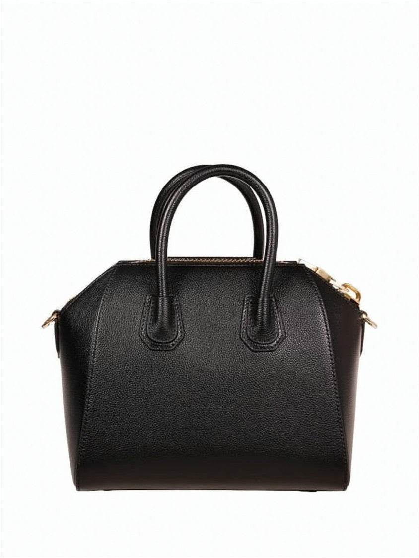 Givenchy Structured Trapezoidal Crossbody Bag In Textured Calf Leather