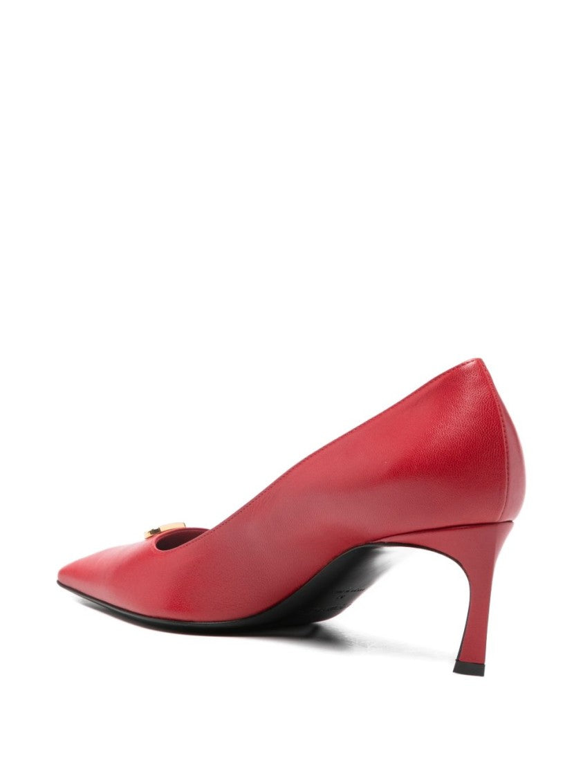 Sergio Rossi Pointed-Toe Silk And Nylon Pump