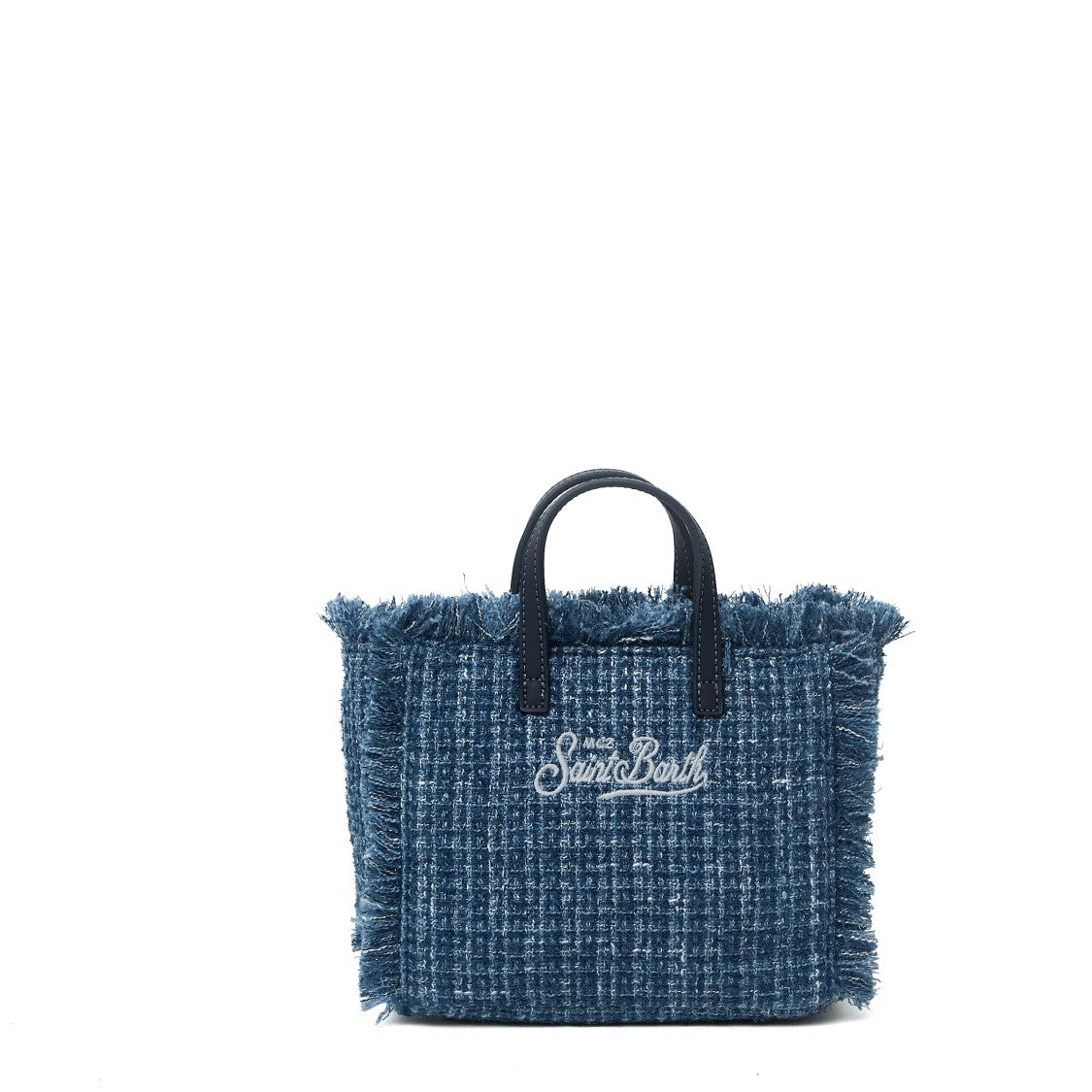 Mc2 Saint Barth Vanity Mini Tweed Top-Handle Bag
