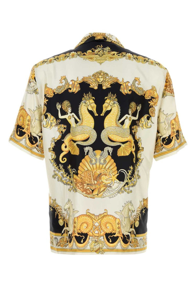Versace Printed Twill Shirt