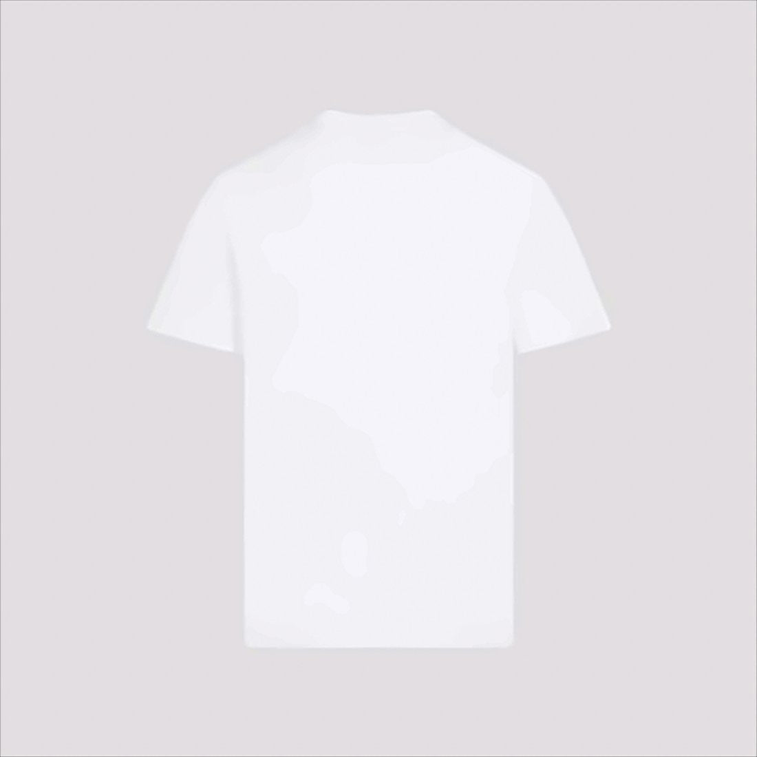 Moncler Layered Logo White Cotton T-Shirt