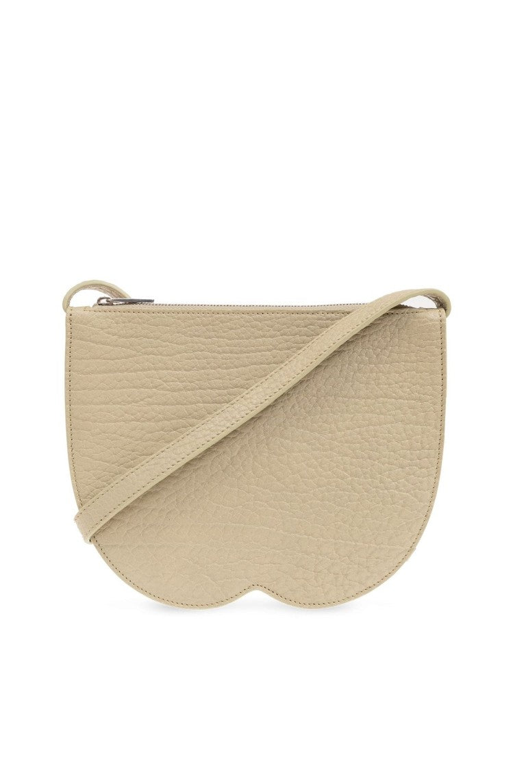 Burberry Textured Calf Leather Shoulder Bag