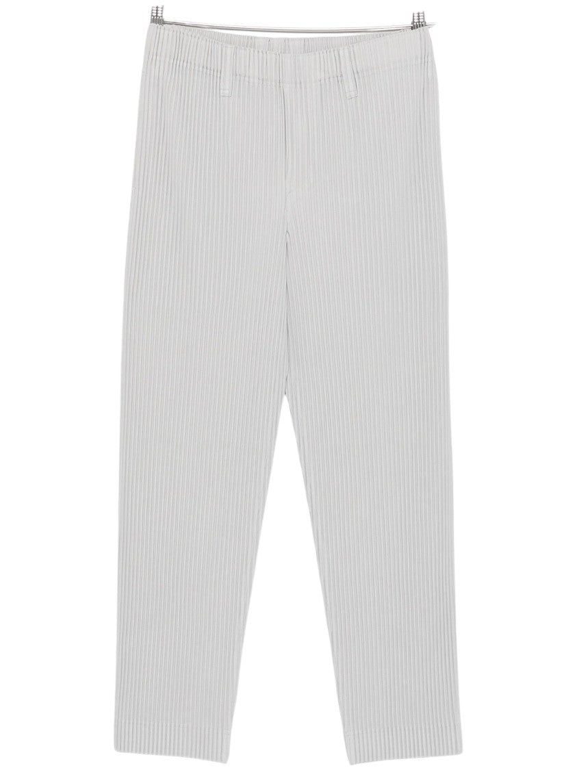Homme Plissé Issey Miyake Plissé-Effect Cropped Trousers With Relaxed Fit