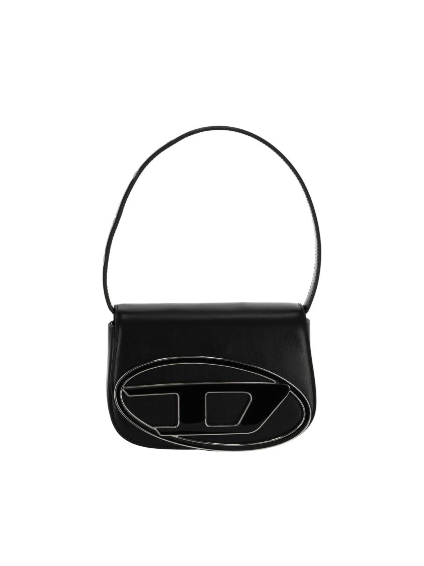 Diesel Black 1Dr Oval Logo Shoulder Bag
