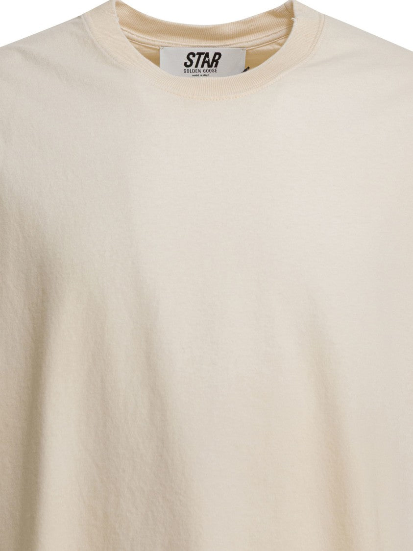 Golden Goose Relaxed Fit Vintage-Treated Cotton T-Shirt