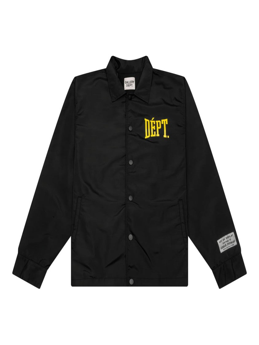 Gallery Dept. Dept Coach Jacket With Bold Lettering And Unique Patch Detail