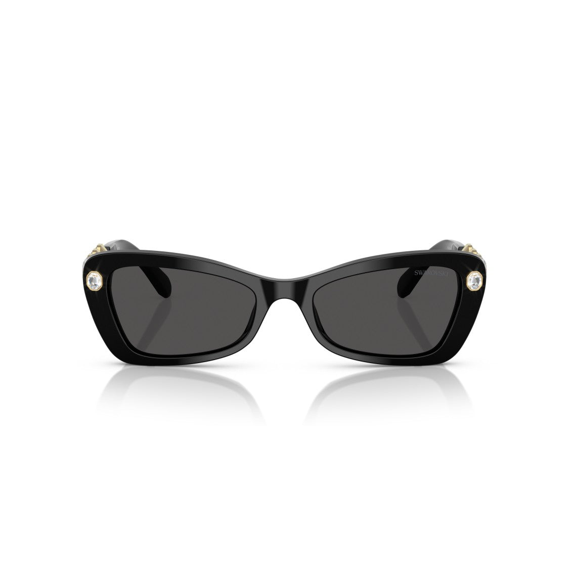 Swarovski 0Sk6033 Cat-Eye Sunglasses With Crystal Accents