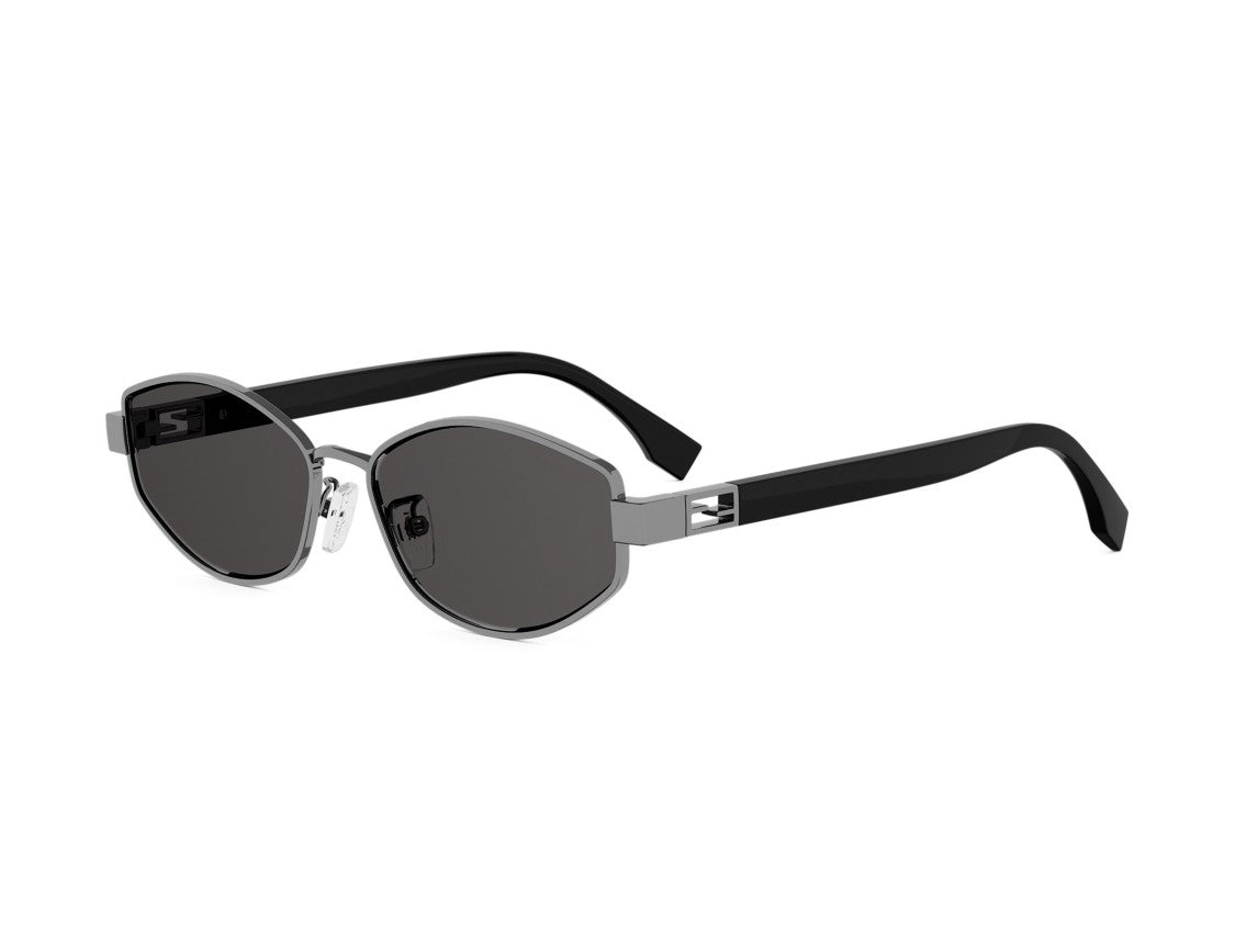 Fendi Dark Fe40216u Geometric Sunglasses